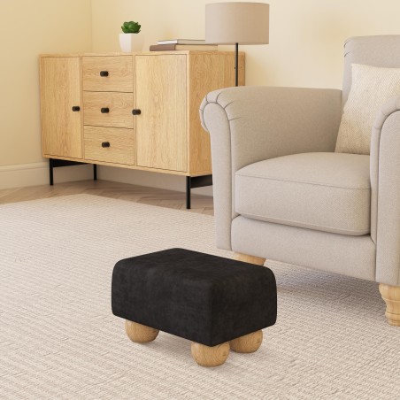 Small Fabric Material Footstools | UK handmade | Footstools Direct