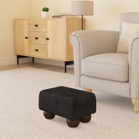 Small Fabric Material Footstools | UK handmade | Footstools Direct