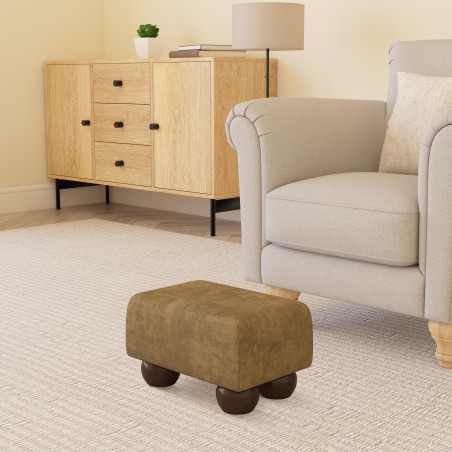 Small Fabric Material Footstools | UK handmade | Footstools Direct