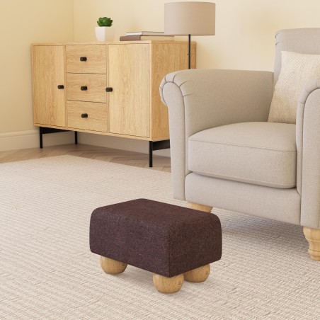 Small Fabric Material Footstools | UK handmade | Footstools Direct