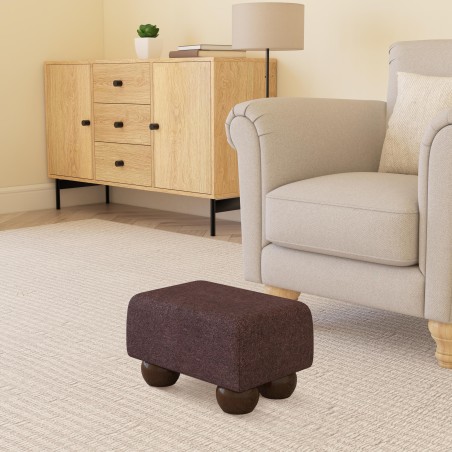 Small Fabric Material Footstools | UK handmade | Footstools Direct