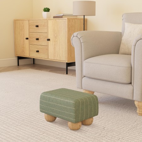 Small Fabric Material Footstools | UK handmade | Footstools Direct