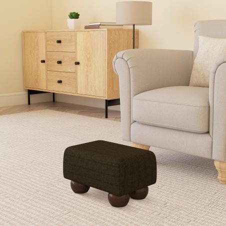 Small Fabric Material Footstools | UK handmade | Footstools Direct