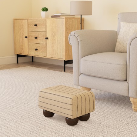 Small Fabric Material Footstools | UK handmade | Footstools Direct