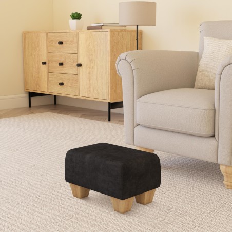 Small Fabric Material Footstools | UK handmade | Footstools Direct