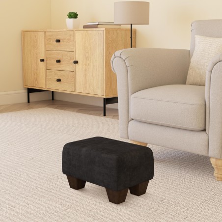 Small Fabric Material Footstools | UK handmade | Footstools Direct