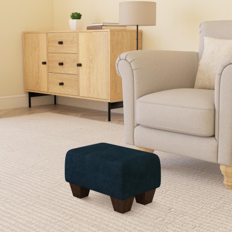 Small Fabric Material Footstools | UK handmade | Footstools Direct