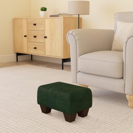 Small Fabric Material Footstools | UK handmade | Footstools Direct