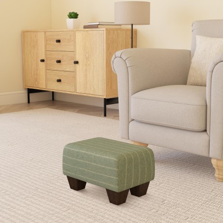 Small Fabric Material Footstools | UK handmade | Footstools Direct