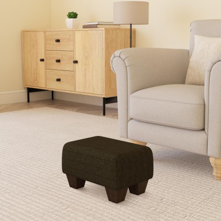 Small Fabric Material Footstools | UK handmade | Footstools Direct