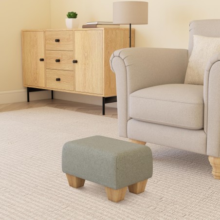 Small Fabric Material Footstools | UK handmade | Footstools Direct
