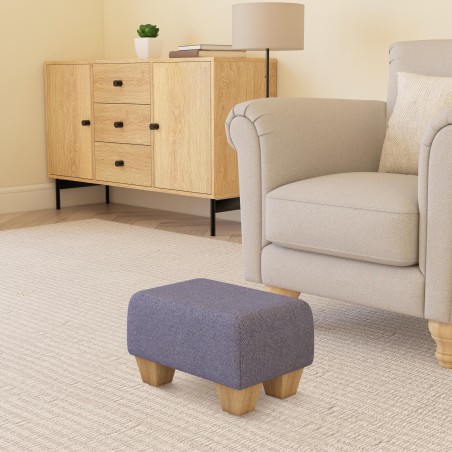 Small Fabric Material Footstools | UK handmade | Footstools Direct