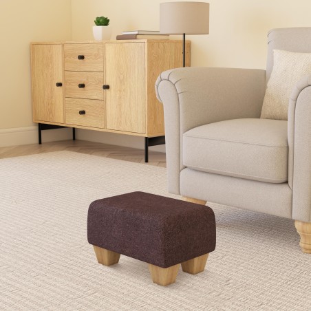 Small Fabric Material Footstools | UK handmade | Footstools Direct