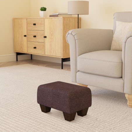 Small Fabric Material Footstools | UK handmade | Footstools Direct