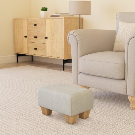 Small Fabric Material Footstools | UK handmade | Footstools Direct