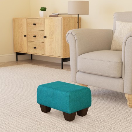 Small Fabric Material Footstools | UK handmade | Footstools Direct
