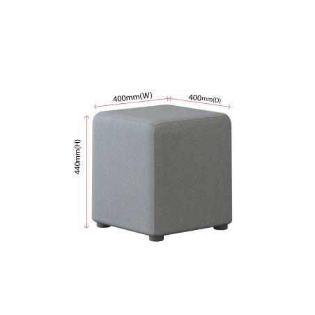 Fabric Material Cube Seating | UK Handmade | Footstools Direct