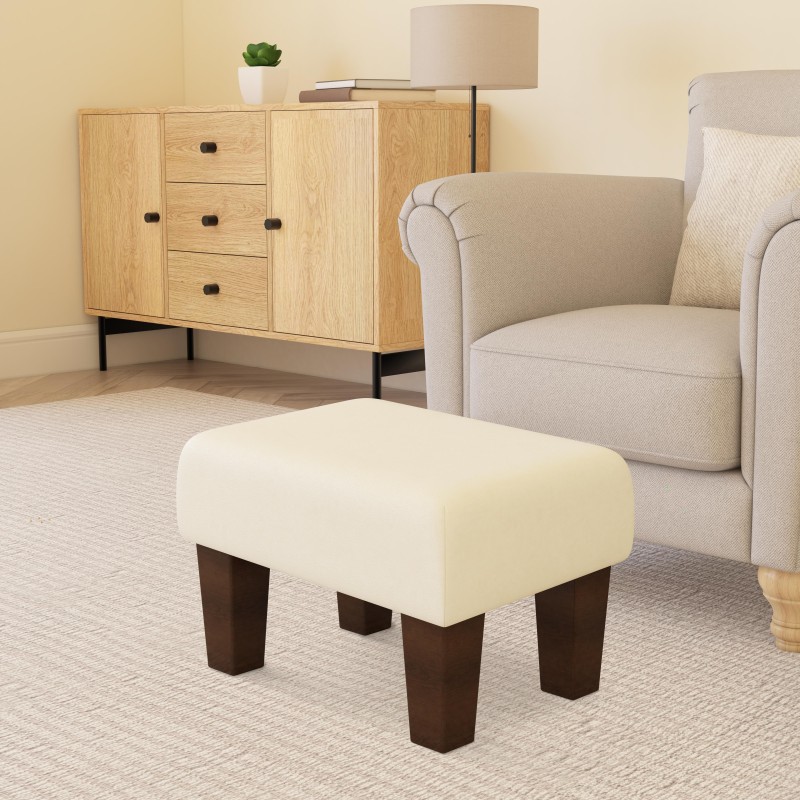 Large Italian Leather Footstools | Footstools Direct | Handmade Goods!