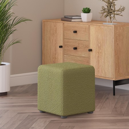 Fabric Material Cube Seating | UK Handmade | Footstools Direct