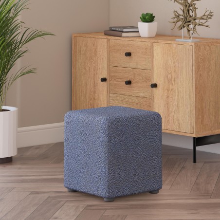Fabric Material Cube Seating | UK Handmade | Footstools Direct