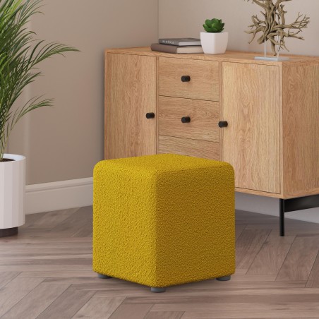 Fabric Material Cube Seating | UK Handmade | Footstools Direct