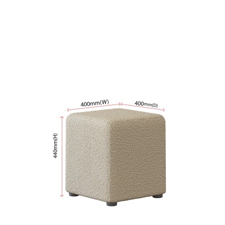 Fabric Material Cube Seating | UK Handmade | Footstools Direct