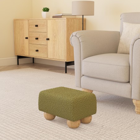 Small Fabric Material Footstools | UK handmade | Footstools Direct