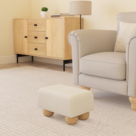 Small Fabric Material Footstools | UK handmade | Footstools Direct