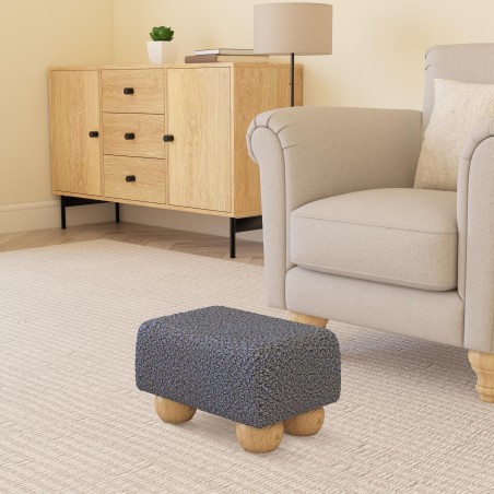 Small Fabric Material Footstools | UK handmade | Footstools Direct