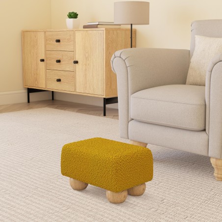 Small Fabric Material Footstools | UK handmade | Footstools Direct