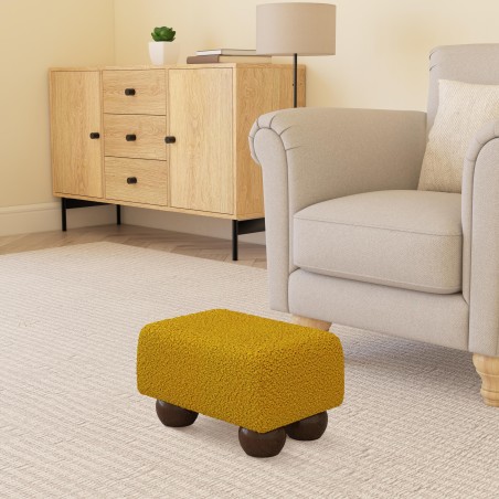 Small Fabric Material Footstools | UK handmade | Footstools Direct