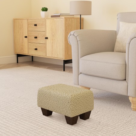 Small Fabric Material Footstools | UK handmade | Footstools Direct