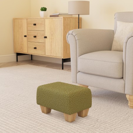 Small Fabric Material Footstools | UK handmade | Footstools Direct