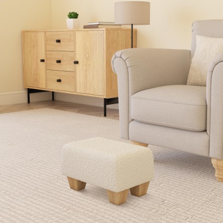 Small Fabric Material Footstools | UK handmade | Footstools Direct