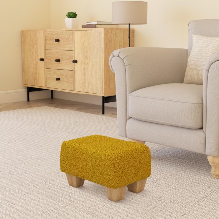 Small Fabric Material Footstools | UK handmade | Footstools Direct