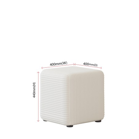 Fabric Material Cube Seating | UK Handmade | Footstools Direct