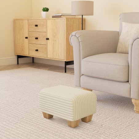 Small Fabric Material Footstools | UK handmade | Footstools Direct