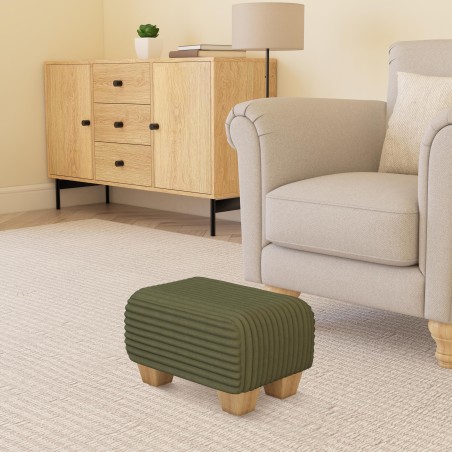 Small Fabric Material Footstools | UK handmade | Footstools Direct