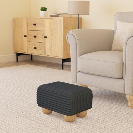 Small Fabric Material Footstools | UK handmade | Footstools Direct