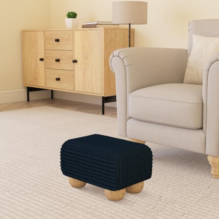 Small Fabric Material Footstools | UK handmade | Footstools Direct