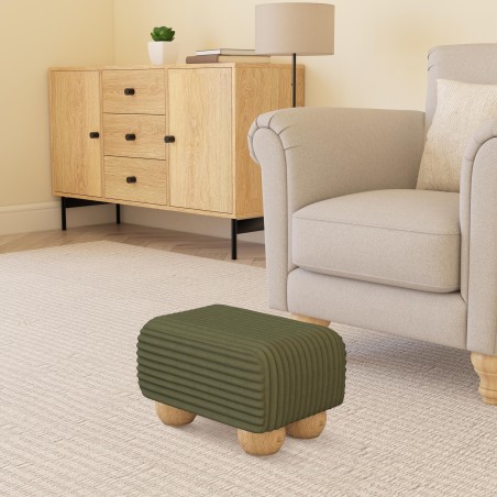 Small Fabric Material Footstools | UK handmade | Footstools Direct