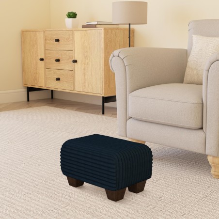 Small Fabric Material Footstools | UK handmade | Footstools Direct