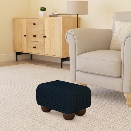 Small Fabric Material Footstools | UK handmade | Footstools Direct