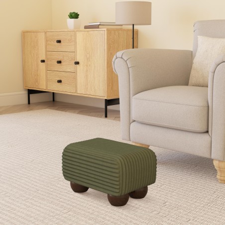 Small Fabric Material Footstools | UK handmade | Footstools Direct