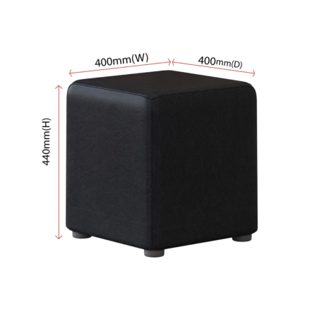 Faux Leather Cube Seats | UK handmade | Footstools Direct