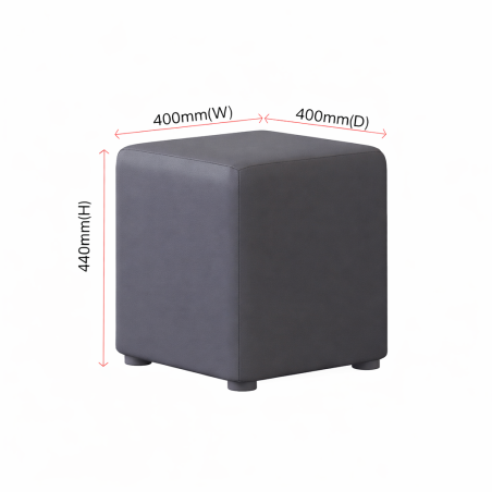 Faux Leather Cube Seats | UK handmade | Footstools Direct