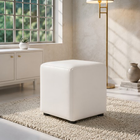 Faux Leather Cube Seats | UK handmade | Footstools Direct