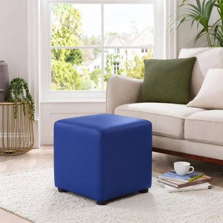 Faux Leather Cube Seats | UK handmade | Footstools Direct