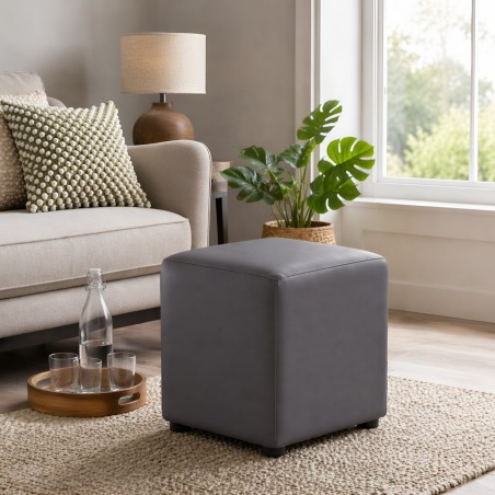 Faux Leather Cube Seats | UK handmade | Footstools Direct