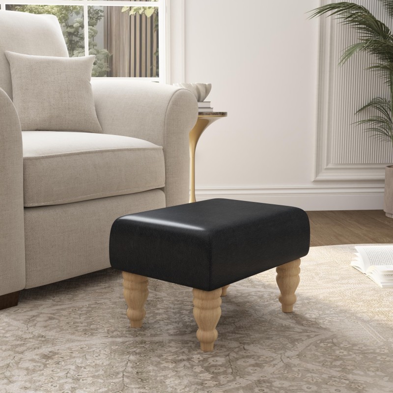 Large Faux Leather Footstools | Footstools Direct | Handmade Goods!